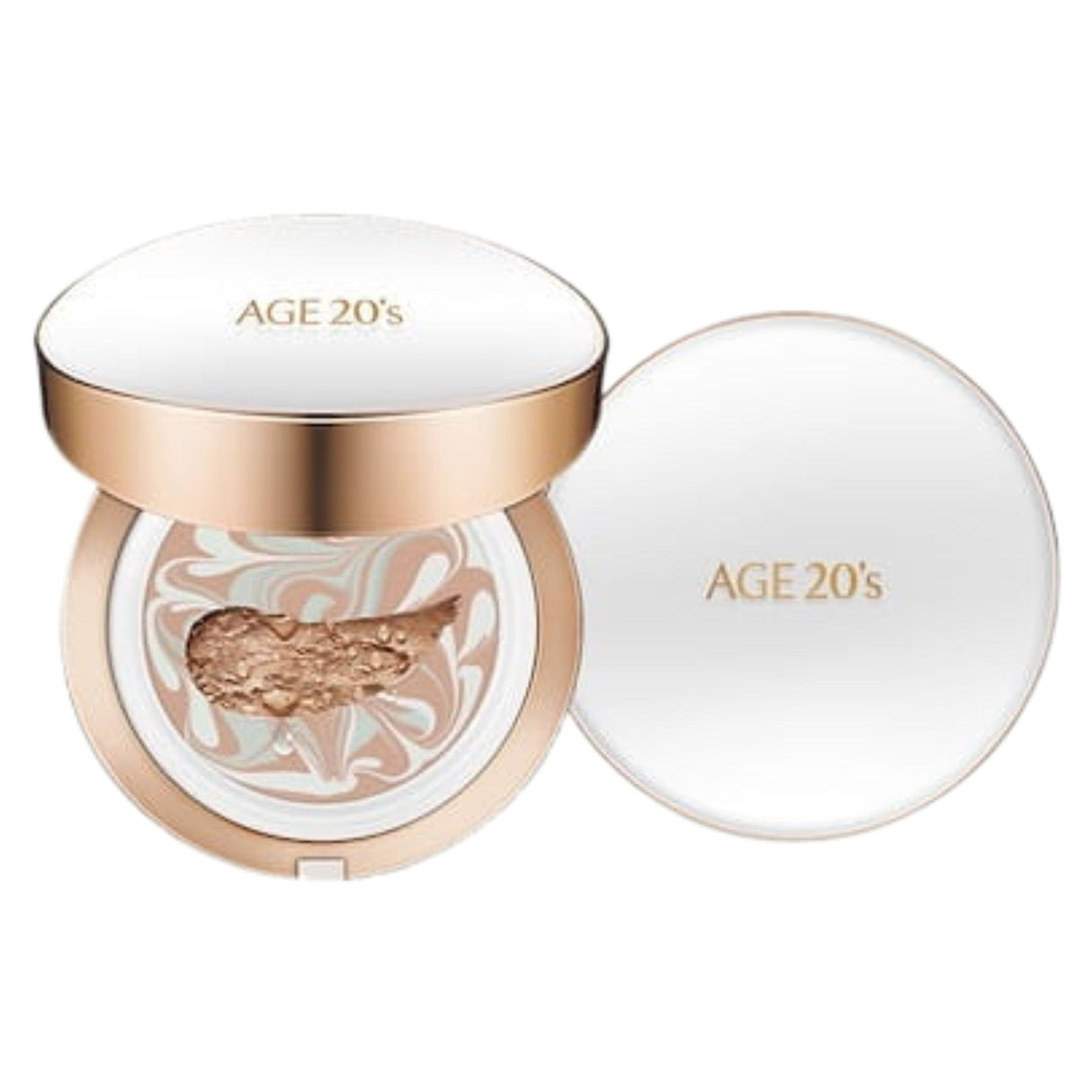 Age 20's Makeup Compact Shade 21 Light Beige with SPF50+ Sunscreen