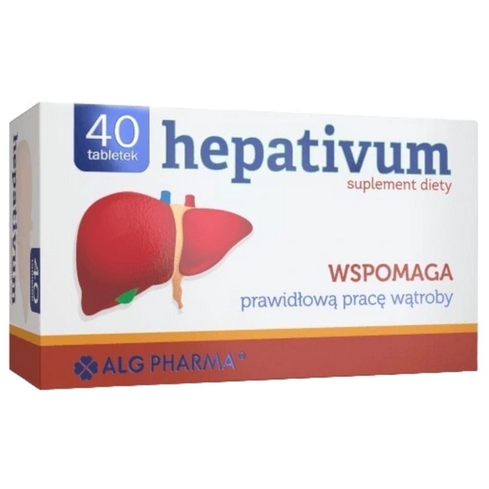 Hepativum ALG Pharma - Boîte De 40 Comprimés, Complément Alimentaire Quotidien