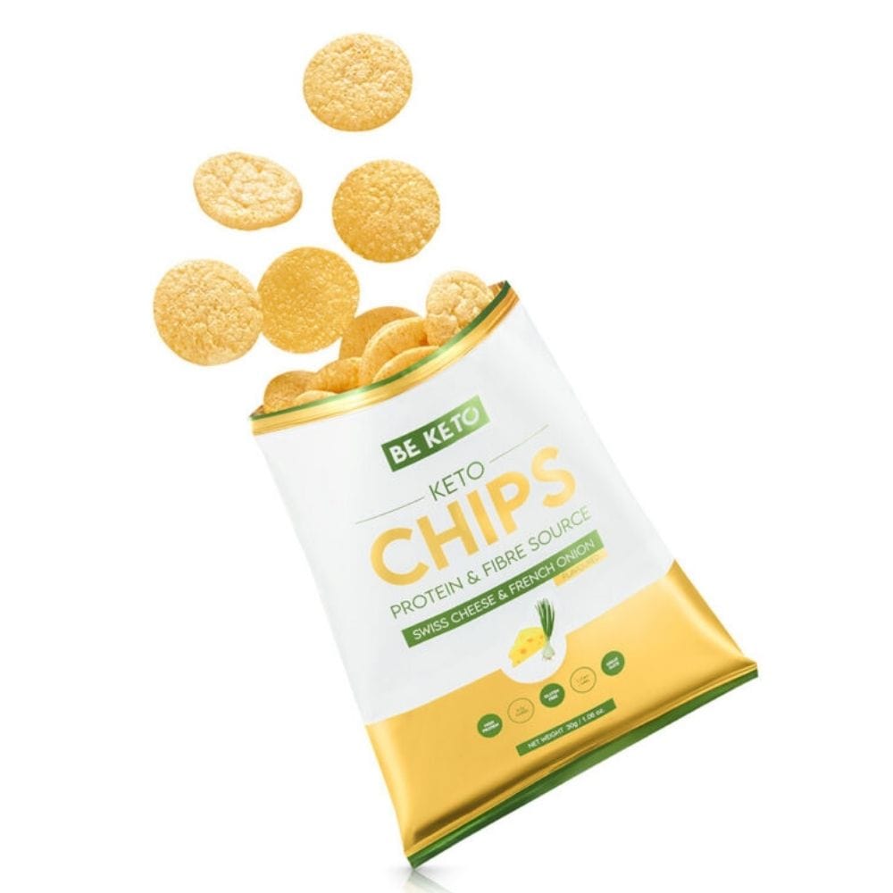 BeKeto Keto Chips Swiss Cheese & French Onion - 30 g