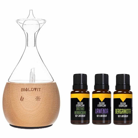 Bilovit Essential Oil Nebuliser Set + 3 Essential Oils
