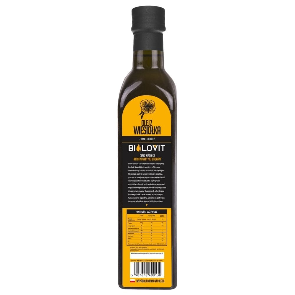 Bilovit Evening Primrose Oil Cold Pressed - 500 ml