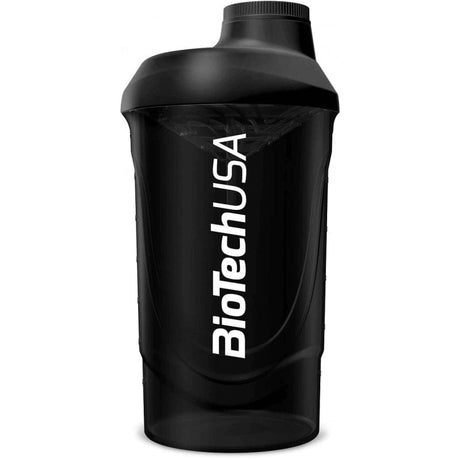 BioTech USA Shaker Wave, Black - 600 ml