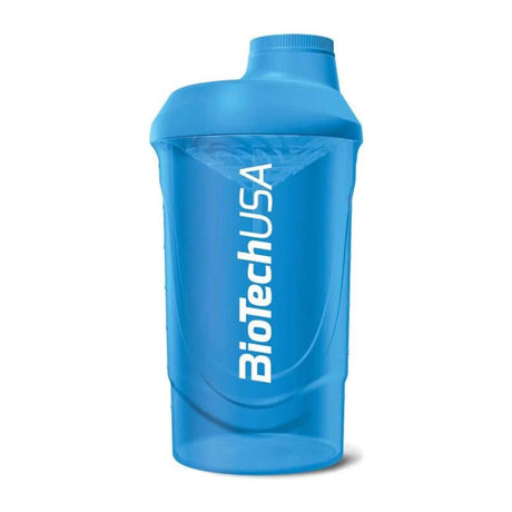 BioTech USA Shaker Wave, Blue - 600 ml