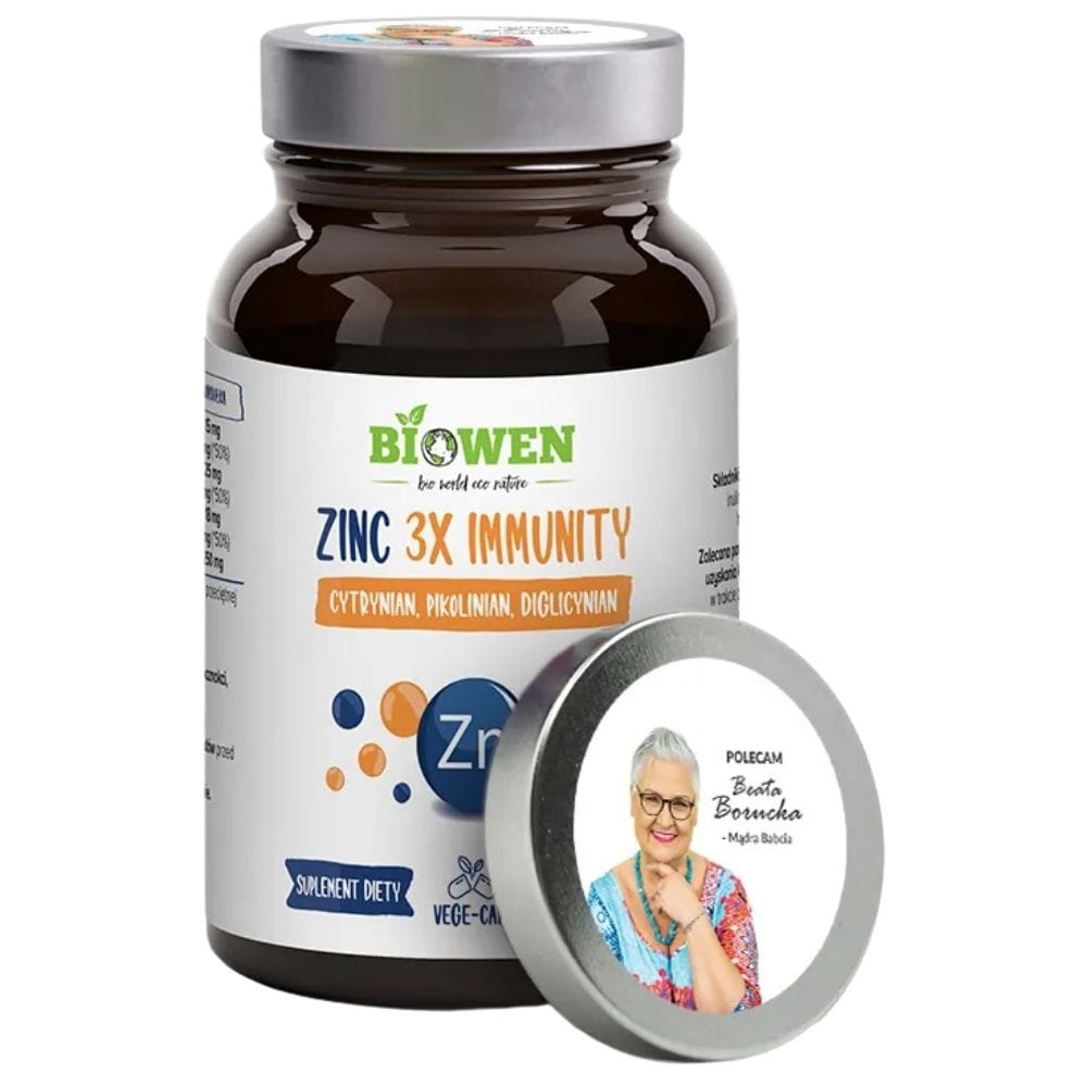 Biowen Zinc 3X Immunity, Zinc Complex - 100 Capsules