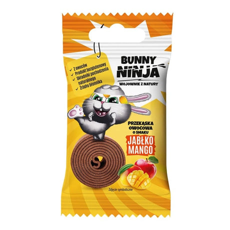 Bunny Ninja Fruit Snack, Apple-Mango - 15 g