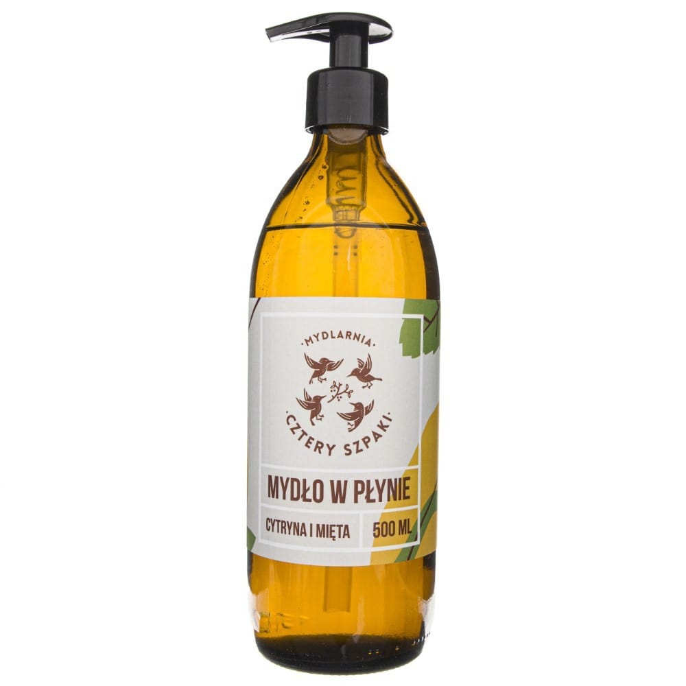 Cztery Szpaki Lemon and Mint Liquid Soap - 500 ml