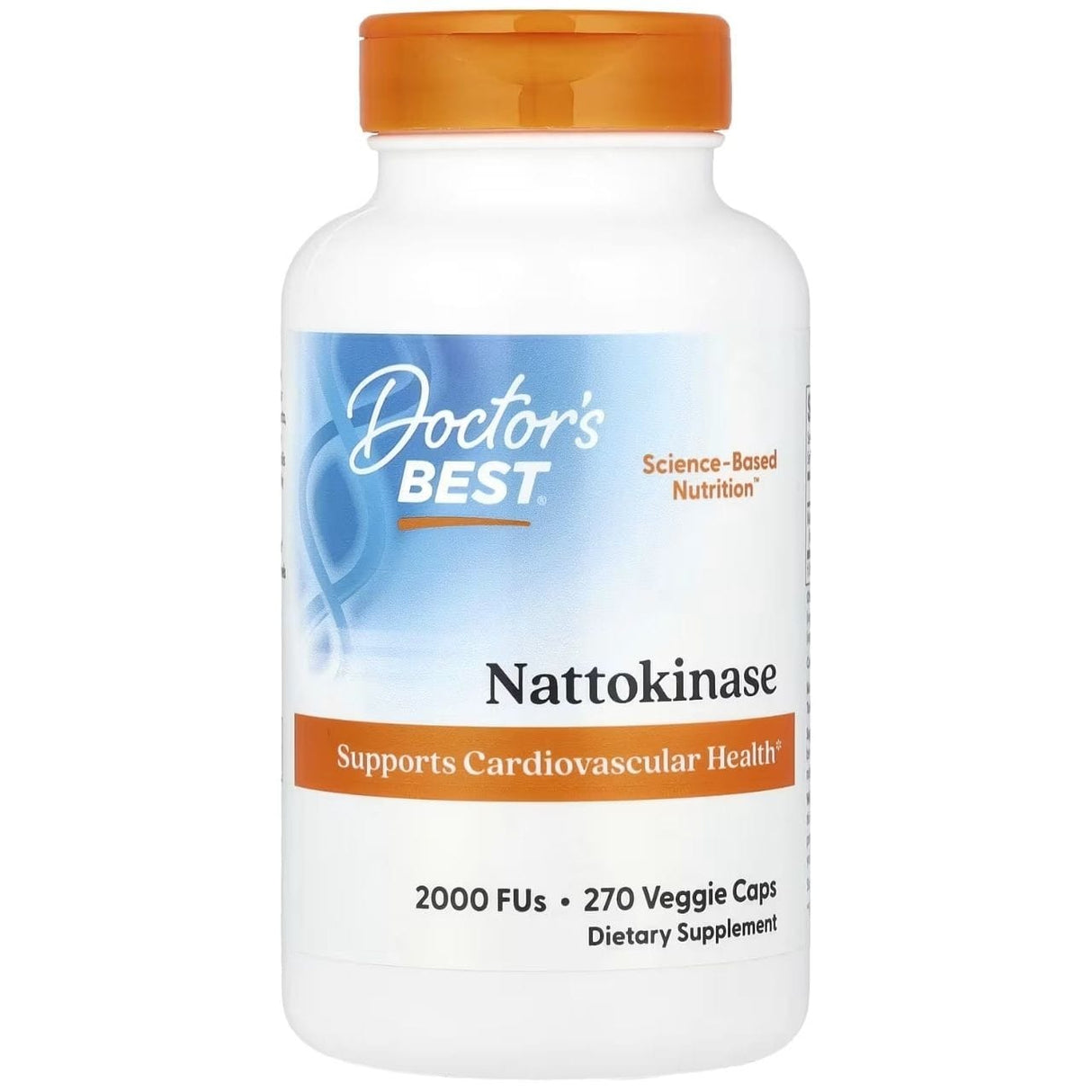 Doctor's Best Nattokinase 2,000 FUs - 270 Veg Capsules