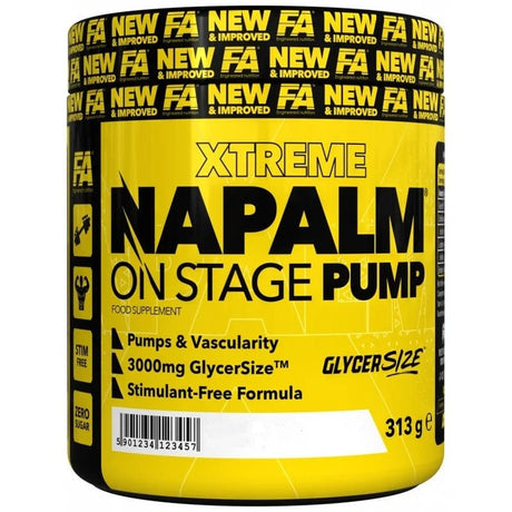 Fitness Authority Napalm On Stage Pump, Mango-Lemon - 313 g