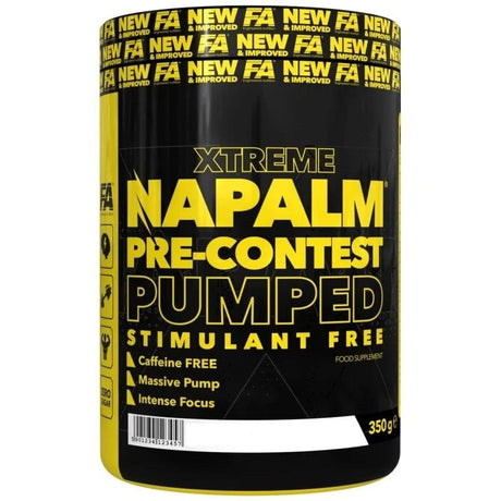 Fitness Authority Napalm Pre-contest Pumped Stimulant Free, Llychee - 350 g