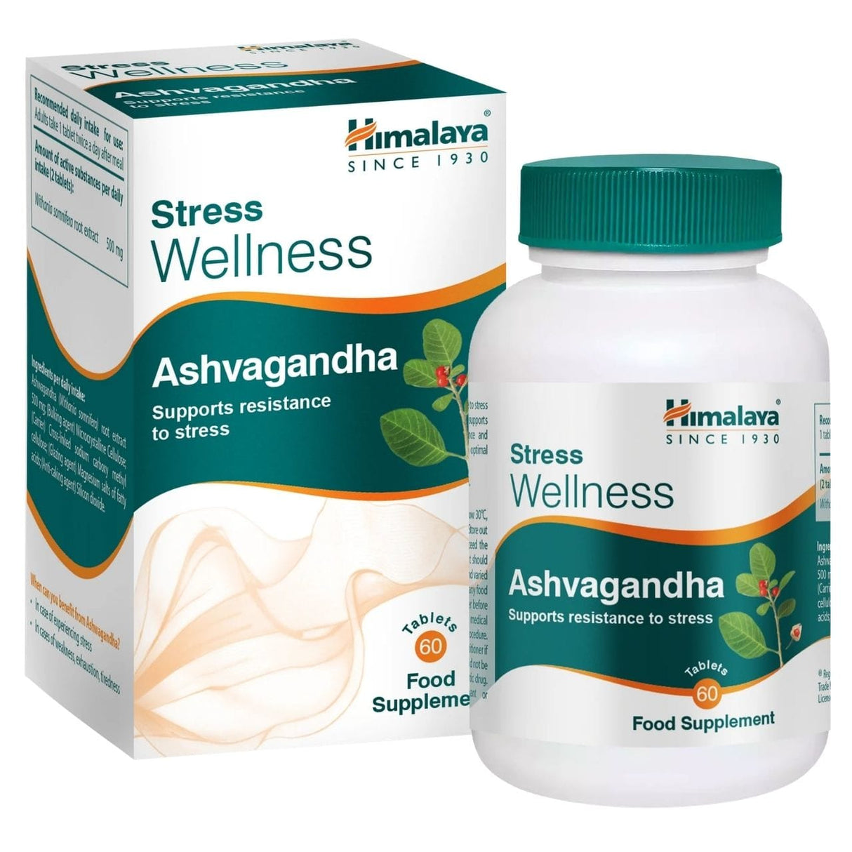 Himalaya Stress Wellness Ashwagandha - 60 Tablets