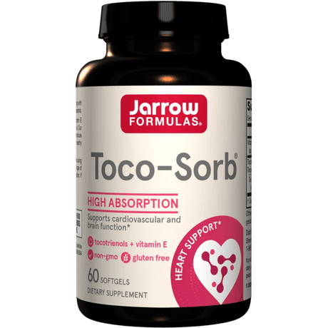 Jarrow Formulas Toco-Sorb, Mixed Tocotrienols and Vitamin E - 60 Softgels