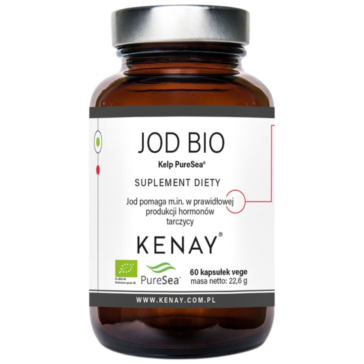 Kenay Iodine Bio Kelp PureSea - 60 Capsules