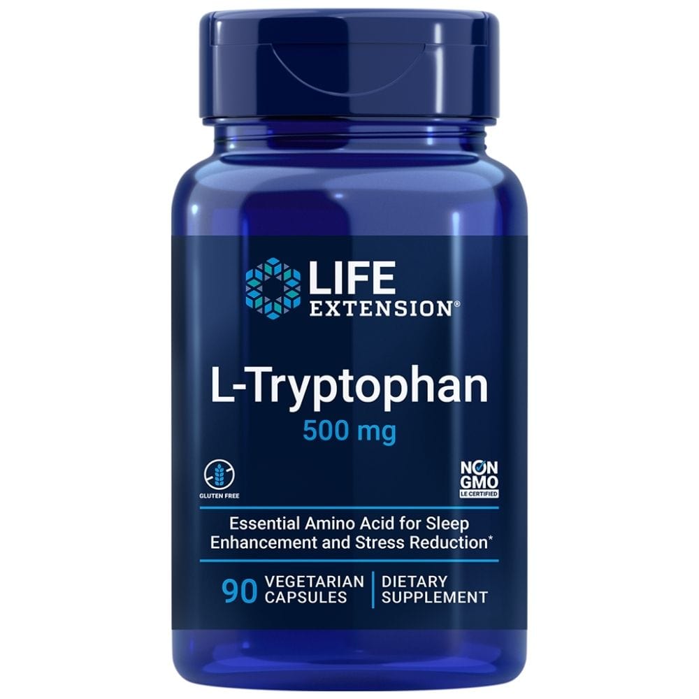 Life Extension L-Tryptophan 500 mg - 90 Capsules