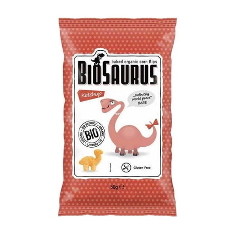McLloyd's BioSaurus Gluten Free Ketchup Crisps BIO - 50 g