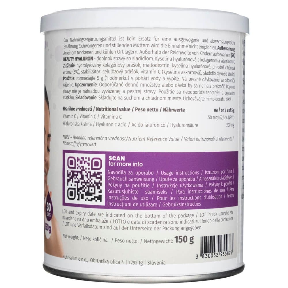 Nature's Finest Beauty Hyaluron - 150 g