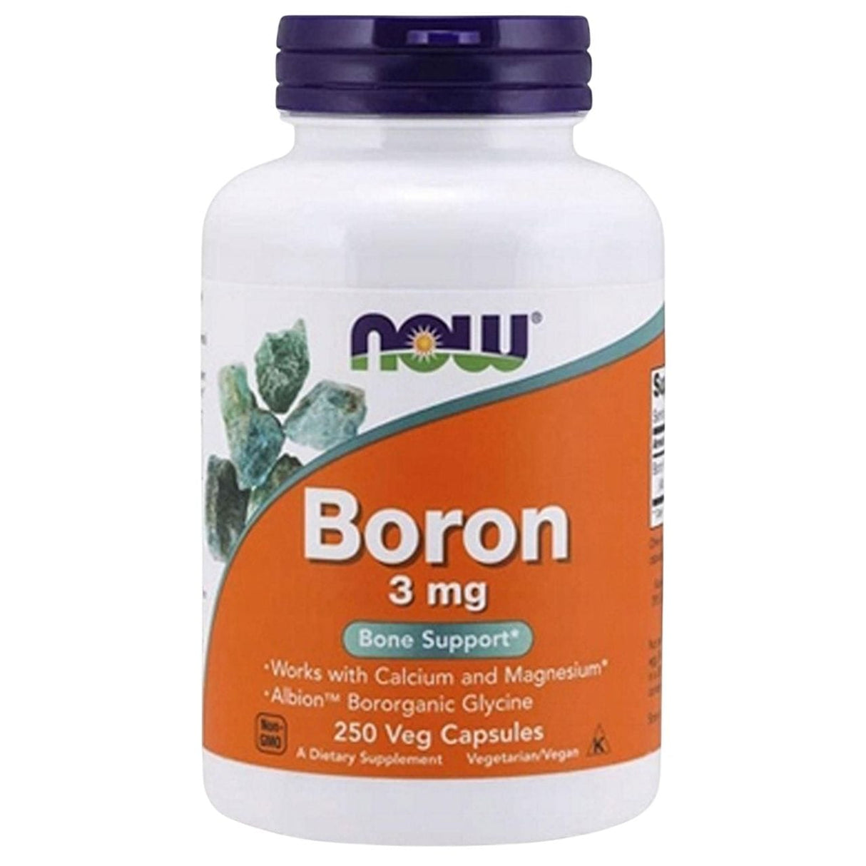 Now Foods Boron 3 mg - 250 Capsules