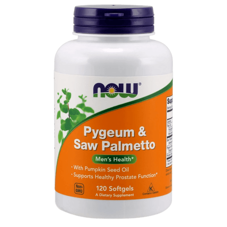 Now Foods Pygeum & Saw Palmetto - 120 Capsules