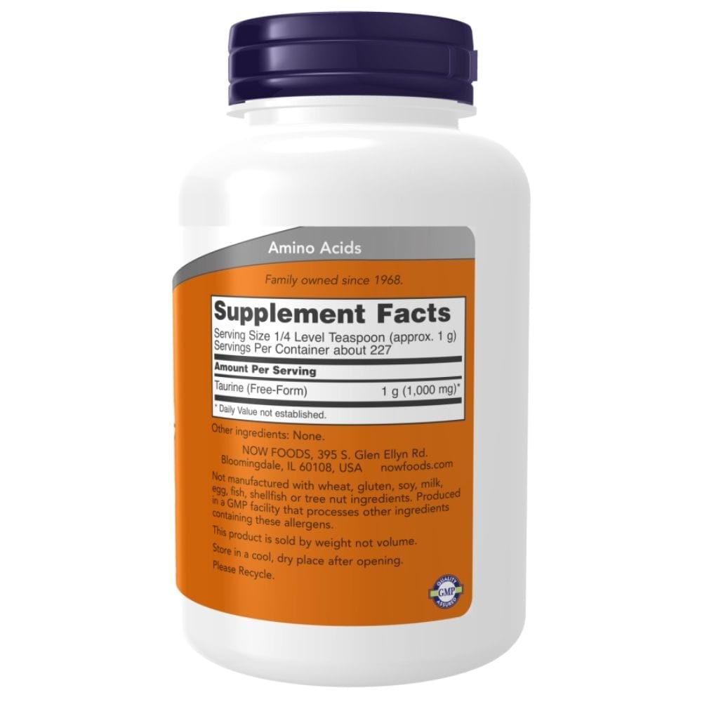 Now Foods Taurine Pure Powder - 227 g