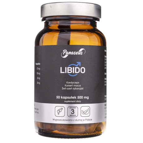 Panaseus Libido Male 510 mg - 50 Capsules