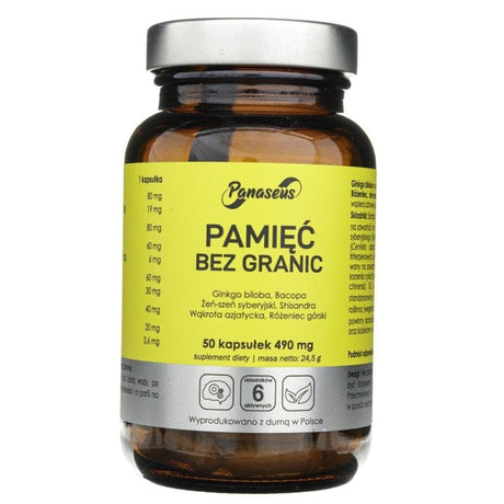 Panaseus Memory 490 mg - 50 Capsules