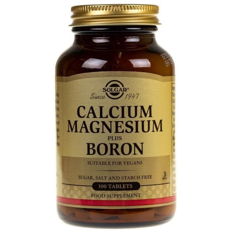 Solgar Calcium Magnesium Plus Boron  - 100 Tablets