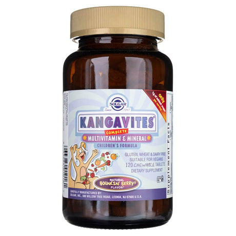 Solgar Kangavites Multivitamin & Mineral Bouncin' Berry - 120 Tablets