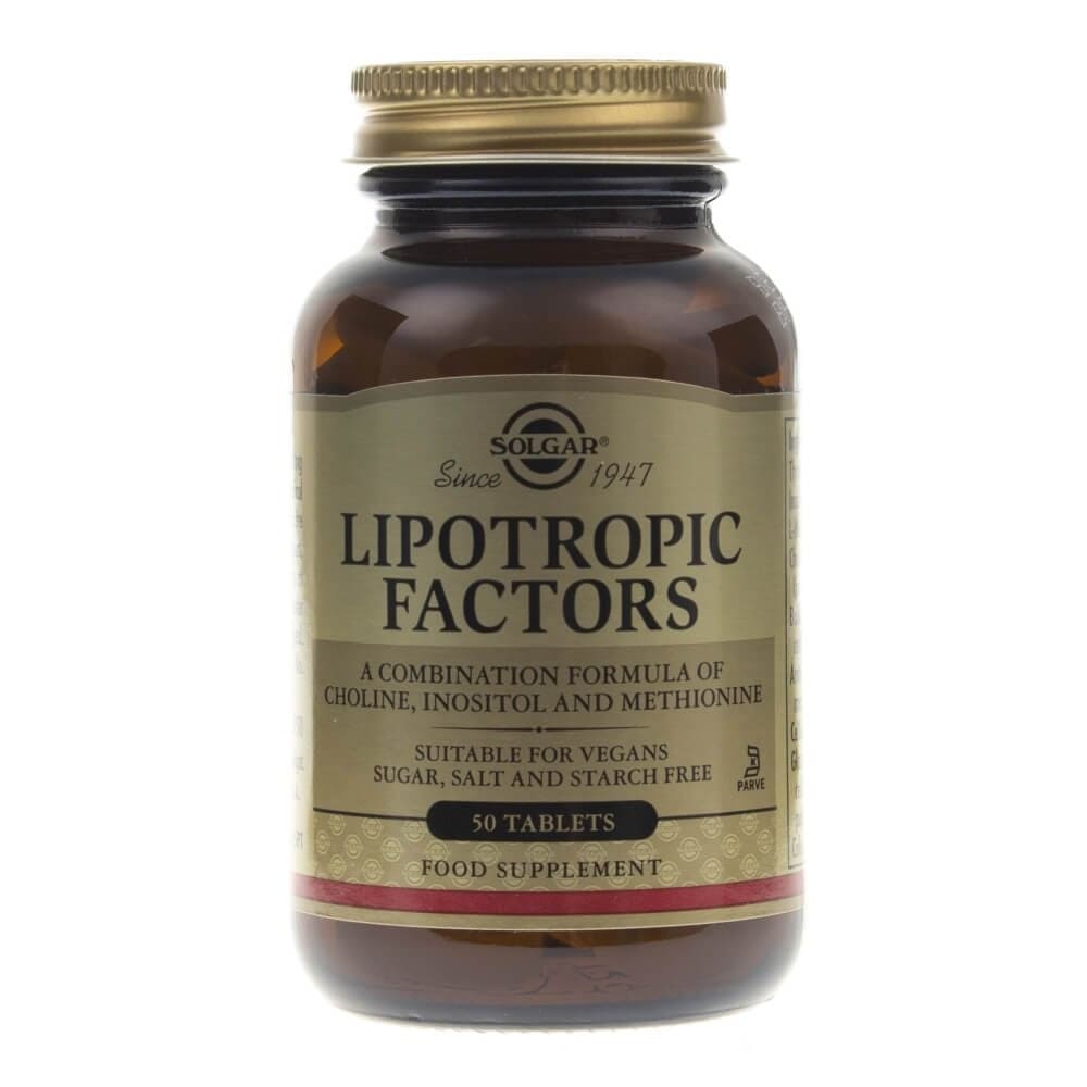 Solgar Lipotropic Factors - 50 Tablets