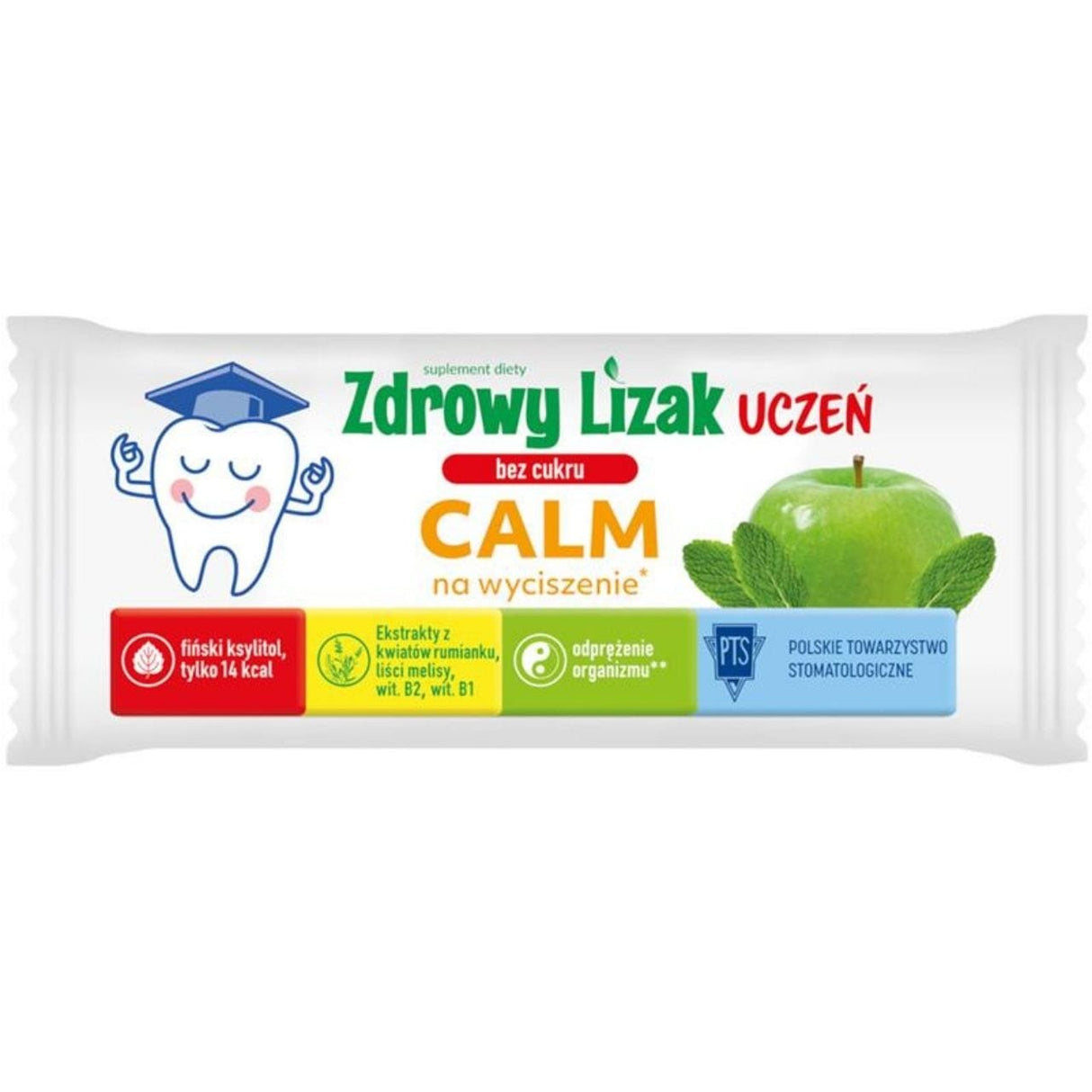 Starpharma Healthy Lollipop Student Calm, Apple-Mint - 6 g