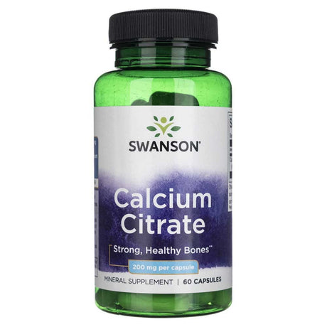 Swanson Calcium Citrate - 60 Capsules