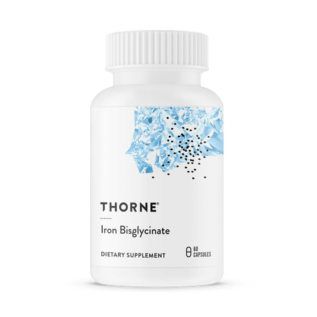 Thorne Research Iron Bisglycinate 25 mg - 60 Capsules