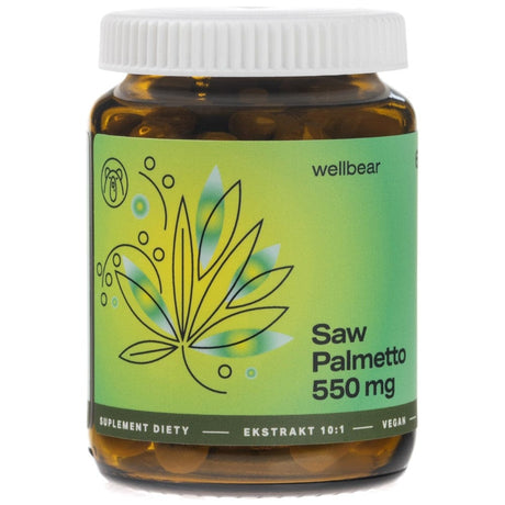 Wellbear Saw Palmetto 550 mg - 60 Capsules