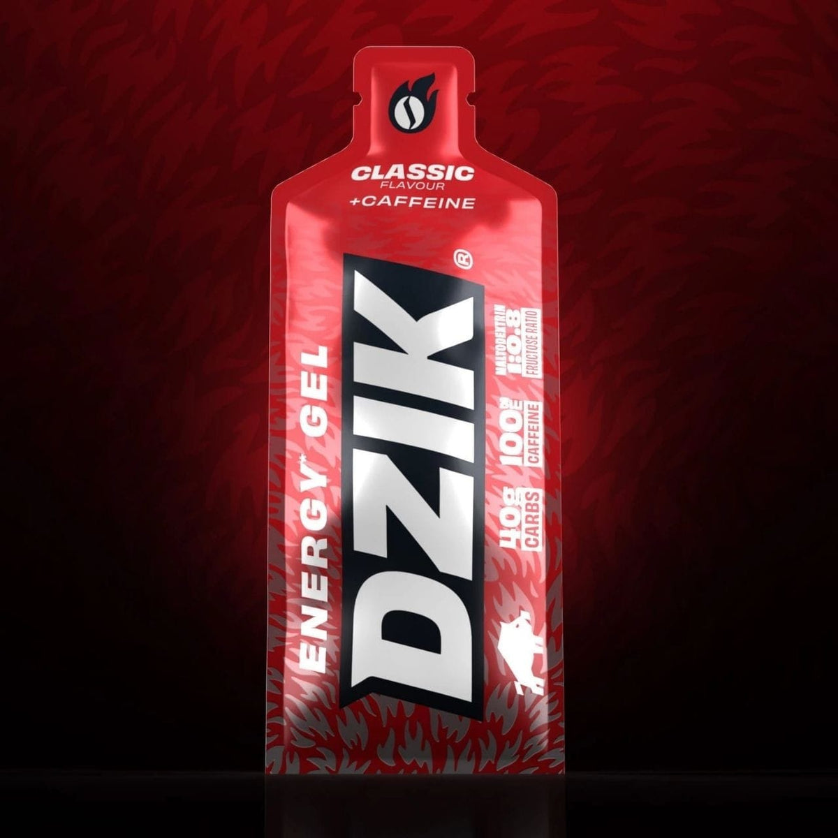 WK DZIK Energy Gel, Classic + Caffeine - 66 g