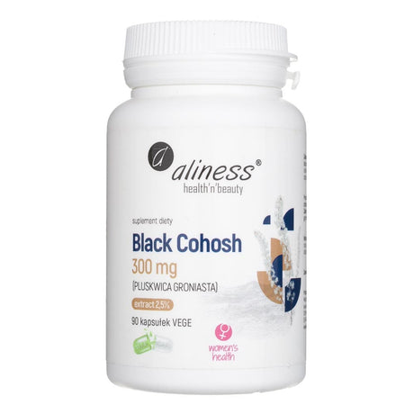 Aliness Black Cohosh (Cimicifuga racemosa) 300 mg - 90 Veg Capsules