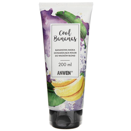 Anwen Cool Bananas Color Cooling Mask for Blond Hair - 200 ml