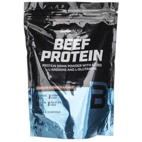BioTech USA Beef Protein, Chocolate-Coconut Flavoured - 500 g