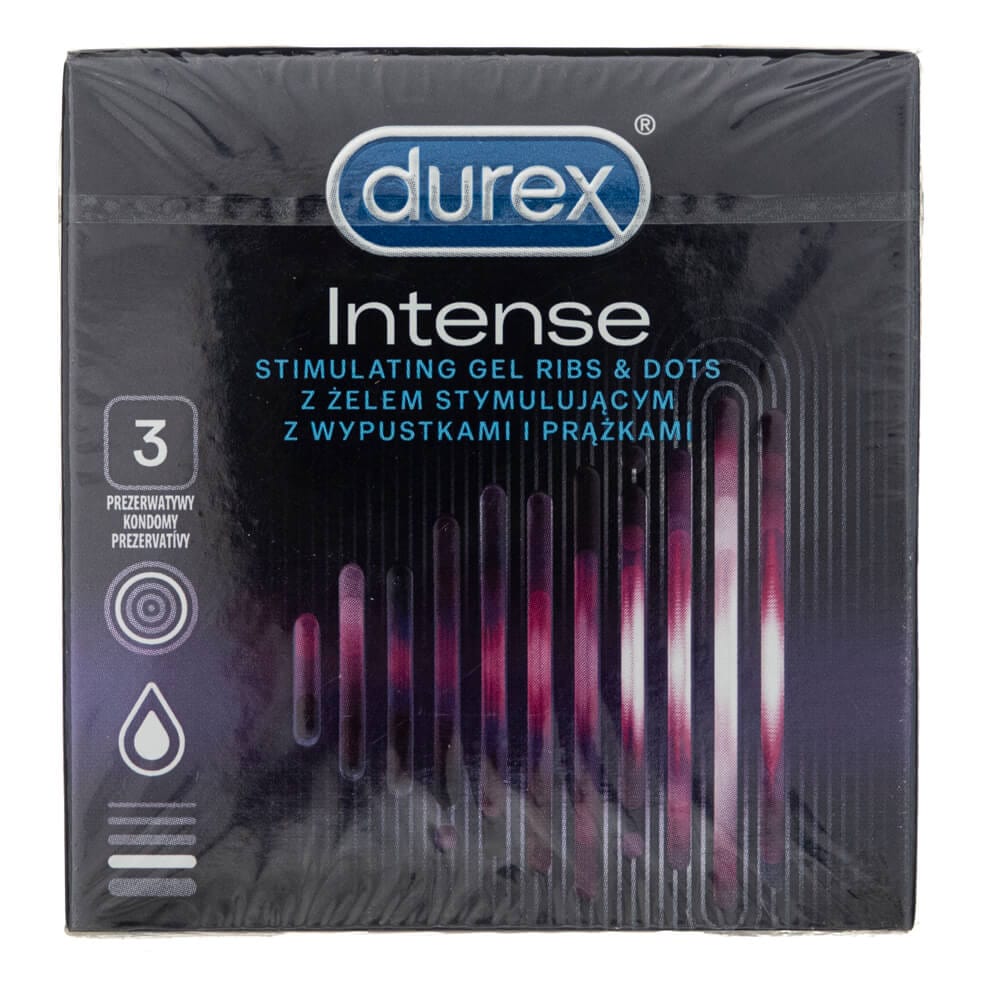 Durex Intense Orgasmic Condoms - 3 pieces