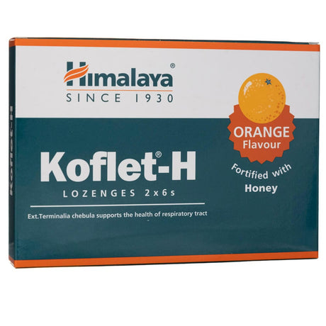 Himalaya Koflet-H Orange - 12 Lozenges