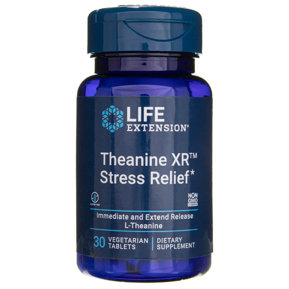 Life Extension Theanine XR™ Stress Relief - 30 Tablets