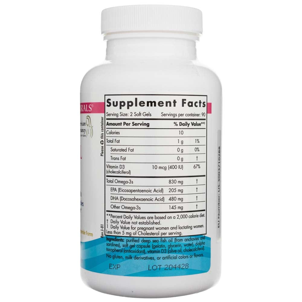 Nordic Naturals Prenatal DHA Unflavored Formula - 180 Softgel