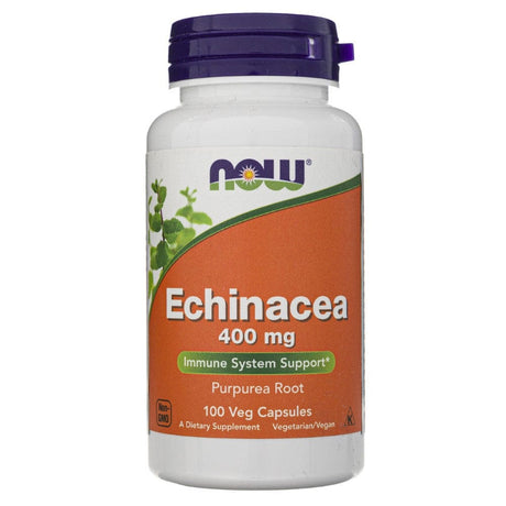 Now Foods Echinacea 400 mg - 100 Veg Capsules