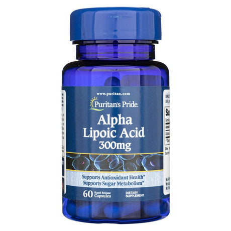 Puritan's Pride Alpha Lipoic Acid 300 mg - 60 Softgels