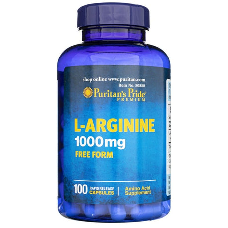Puritan's Pride L-Arginine 1000 mg - 100 Capsules