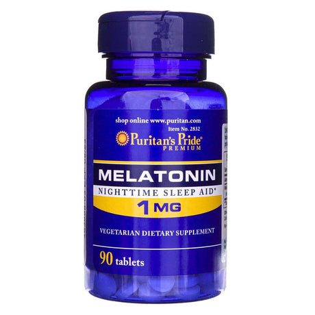 Puritan's Pride Melatonin 1 mg - 90 Tablets