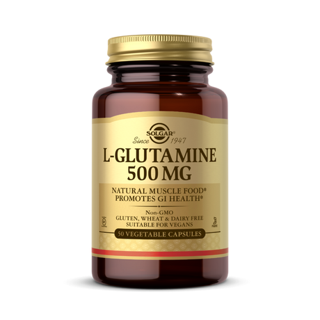 Solgar L-Glutamine 500 mg - 50 Vegetable Capsules
