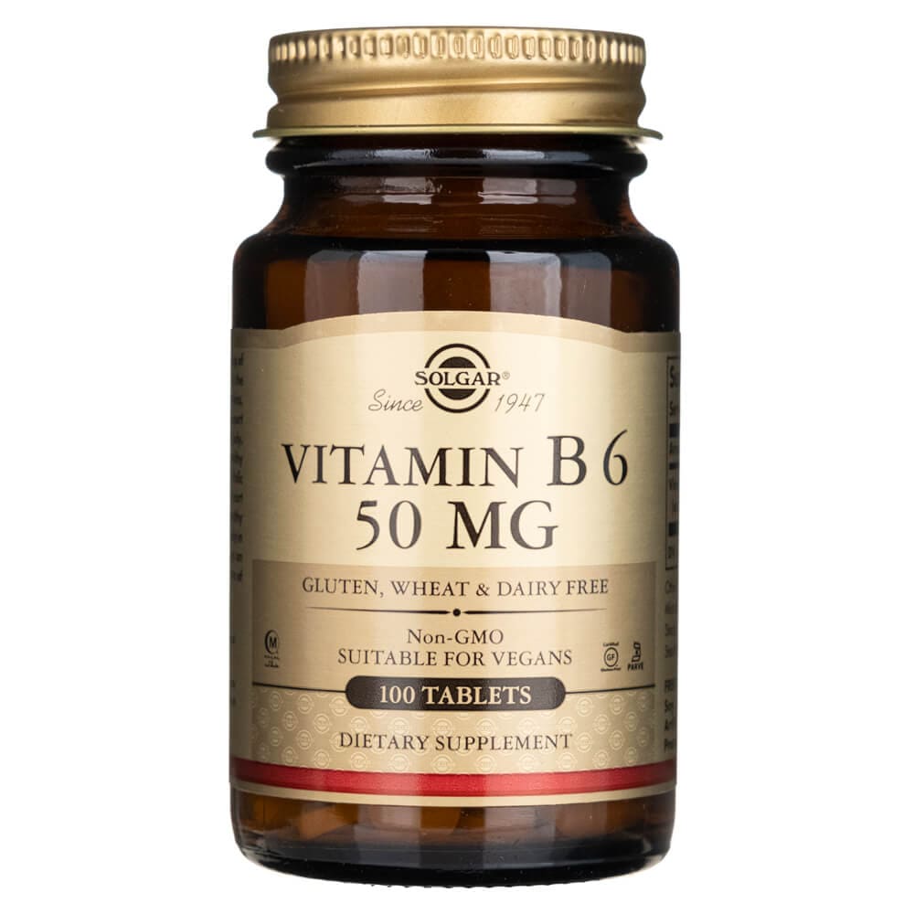 Solgar Vitamin B6 50 mg - 100 Tablets – Medpak