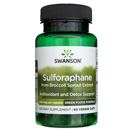 Swanson Sulforaphane from Broccoli 400 mcg - 60 Veggie Capsules