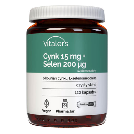 Vitaler's Zinc 15 mg Selenium 200 μg  - 120 Capsulen