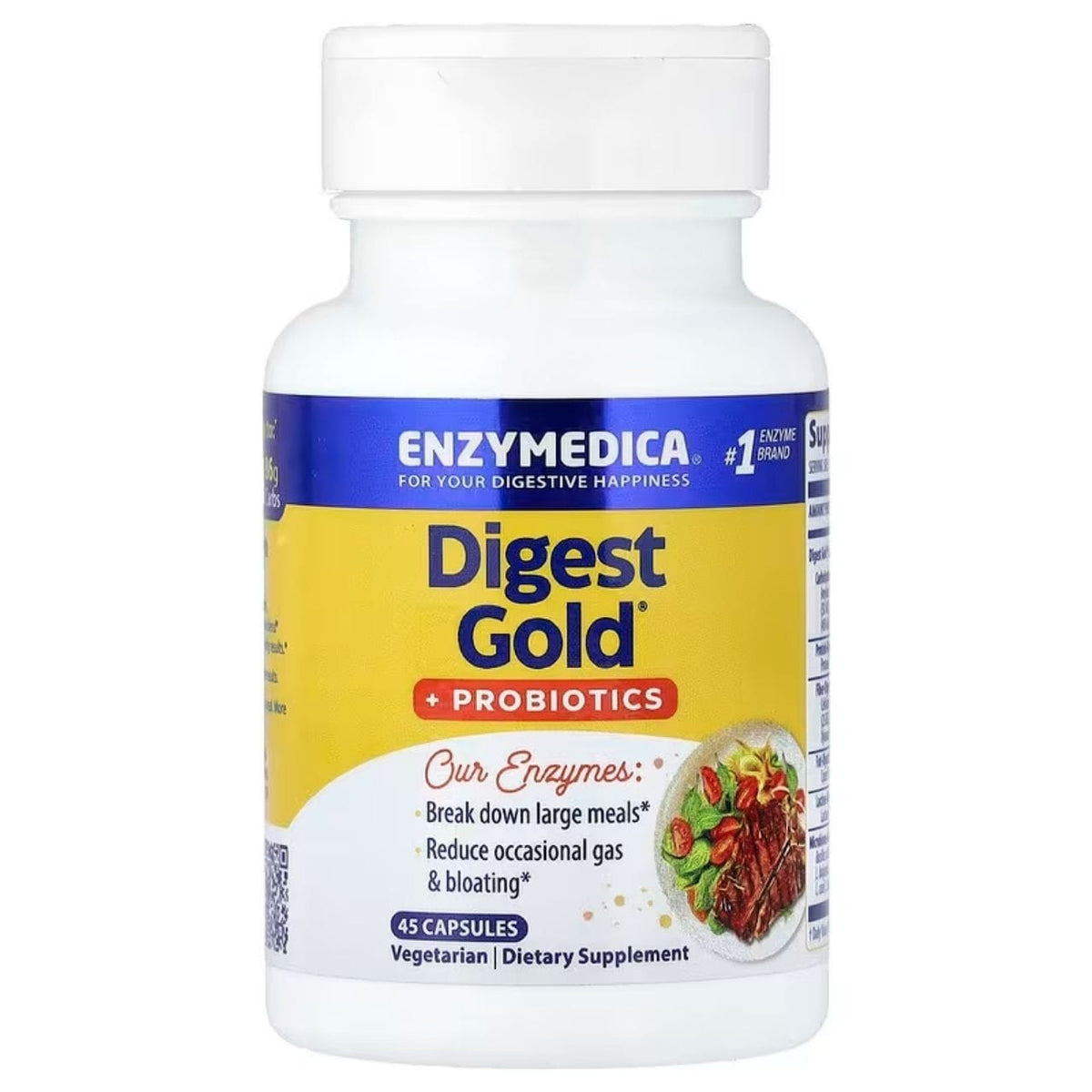 Enzymedica Digest Gold (Digestive Enzymes) - 45 Capsules