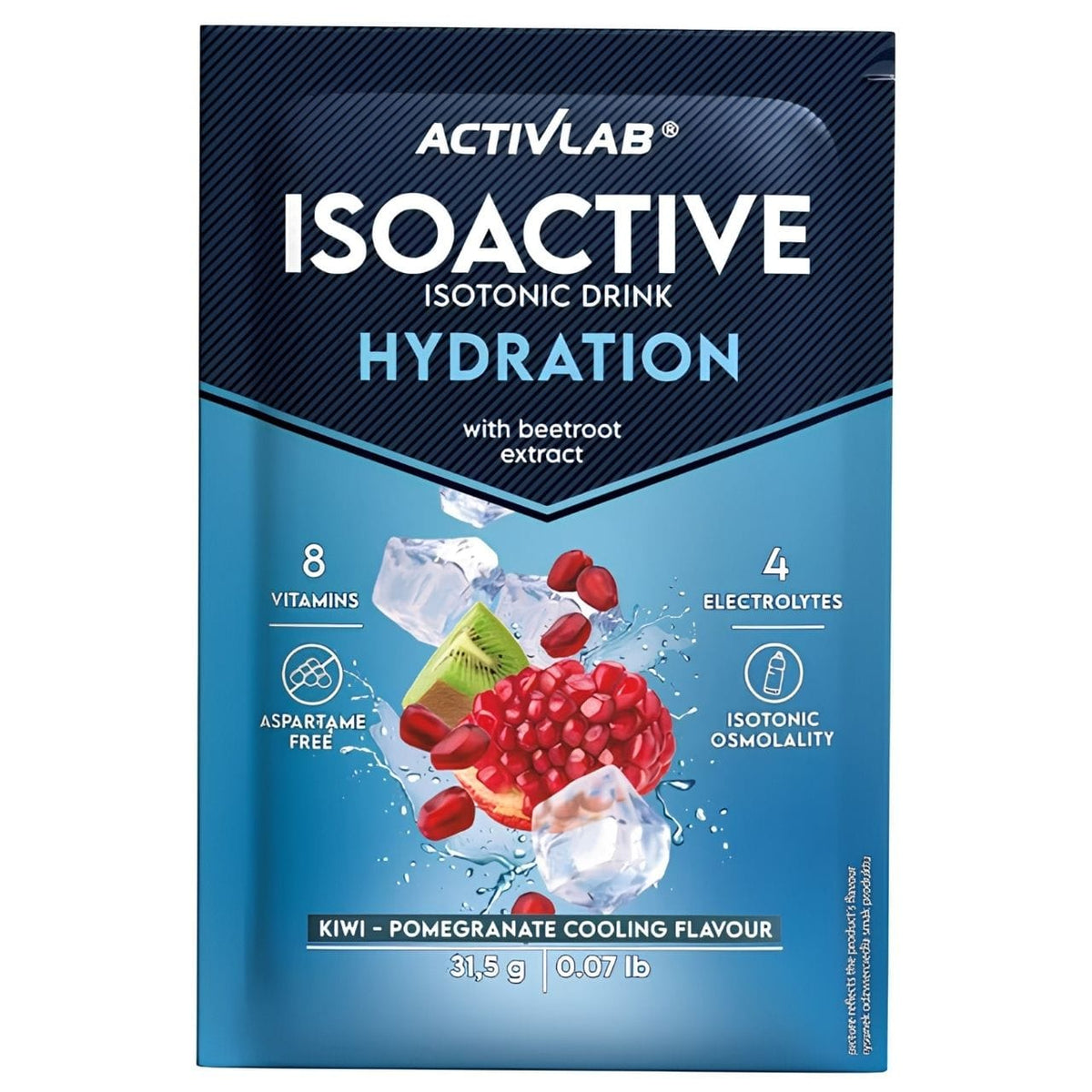 Activlab Isoactive Isotonic with Beetroot, Kiwi-Granate Cooling - 31,5 g