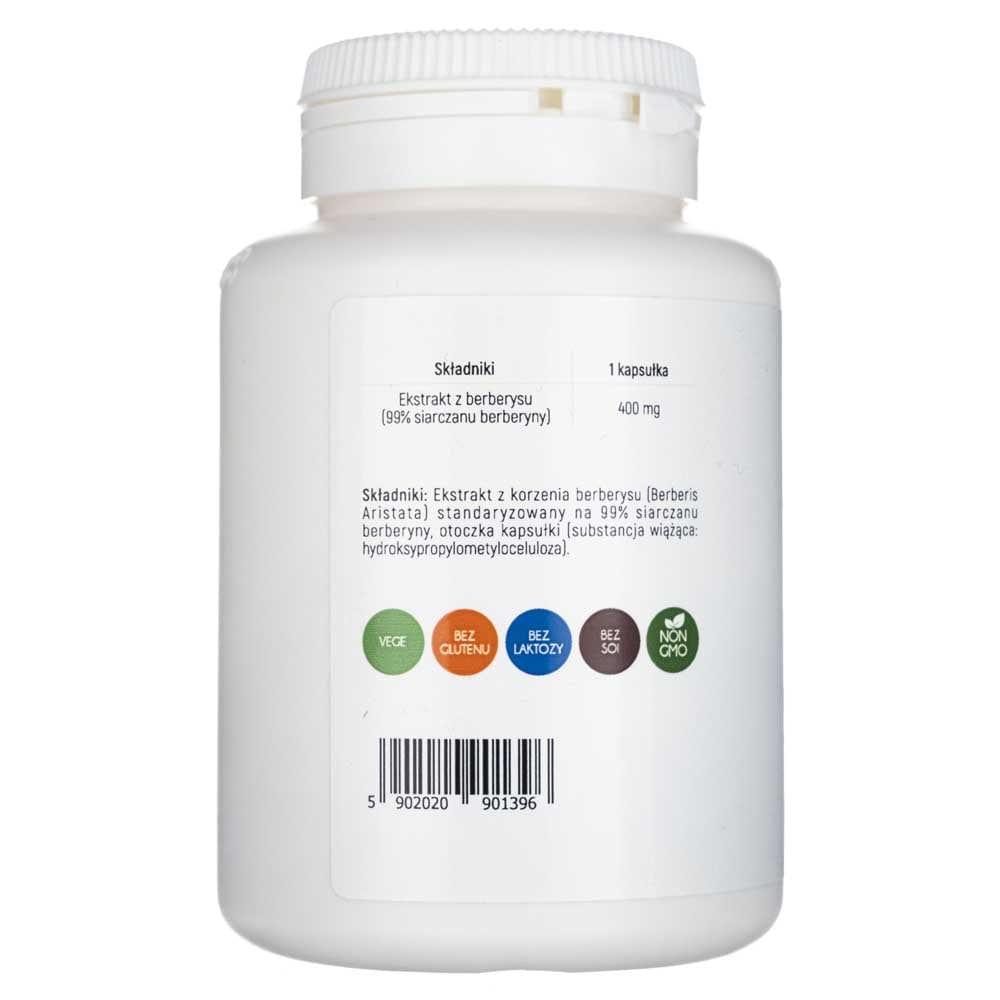 Aliness Berberine Sulphate 99% 400 mg - 60 Capsules